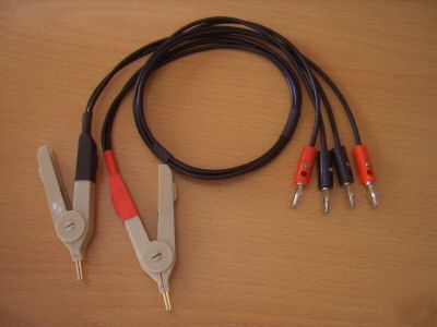 4 wire kelvin clip/clipper - lcr/lcz meter /tester,dmm