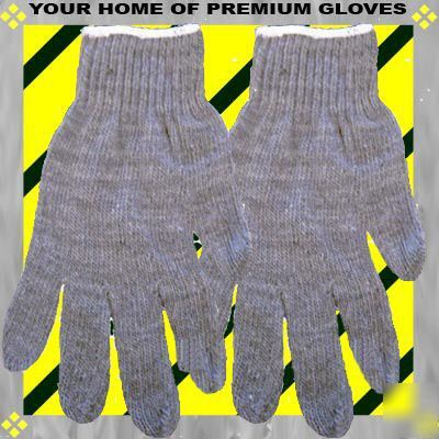 36PR knit work liner gloves go get lot cotton wholesale