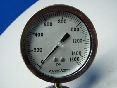 Ashcroft pressure gauge w/ diaphragm seal
