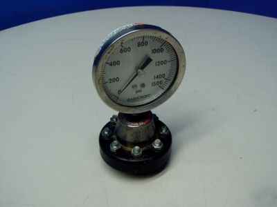 Ashcroft pressure gauge w/ diaphragm seal