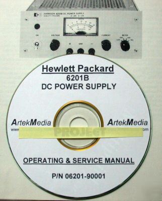 Hp 6201B dc power supply operating & service manual