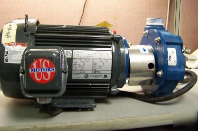 Us motors UJ5S1AM pump motor 5 hp 3495 rpm lnc 
