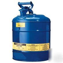 Justrite type i safety can - 5 gallon (blue)