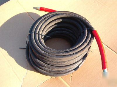 New 100' 5000PSI black pressure washer hose
