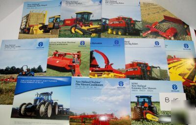 New (12) - new holland brochures - see list/pict.