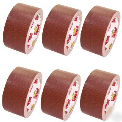 6 rolls brown duct tape 2