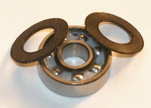 8 skateboard bearings hybrid ceramic sealed vxb