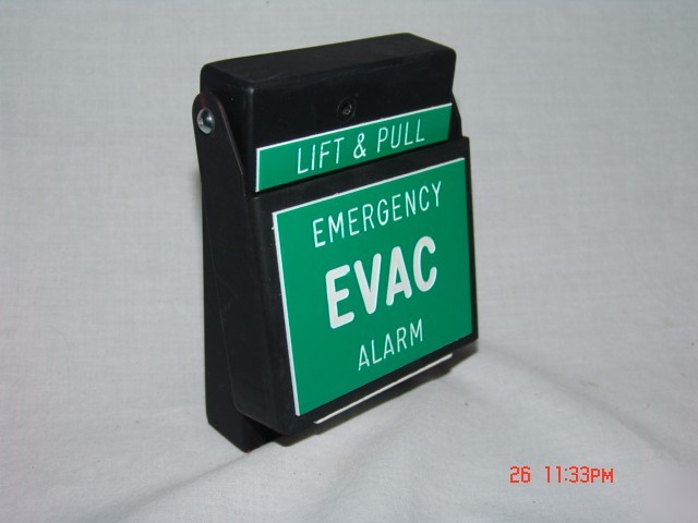 New emergency evac lift & pull wall alarm never used