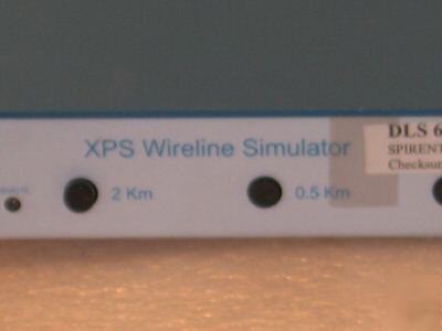 Spirent model xps wireline simulator tested & working