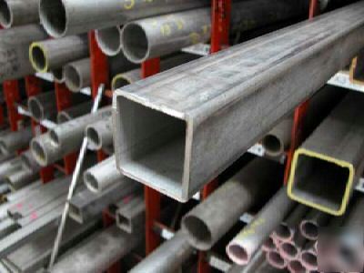 Stainless steel sq tube mill finish 11/2X11/2X16GAX18