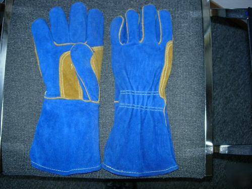 Work gloves welder kevlar leather weld fire retardnt 