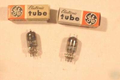 2 electronic vacuum tube tubes valve 6AM8 6AM8A cge oem