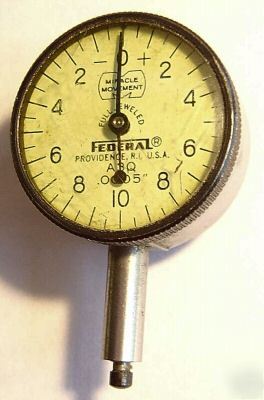 Federal 0005 miracle movement dial indicator 0.0005