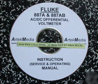Fluke 887A 887AB instruction manual (ops & service)