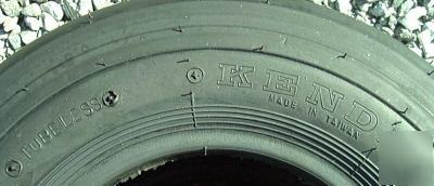 2) 16/6.50X8 ribbed tread hay tedder / lawn mower tires