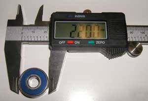 Bearings measure electronic lcd digital vernier caliper