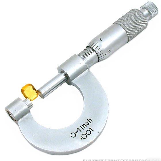 Micrometer caliper inch gauge machinist measuring tool