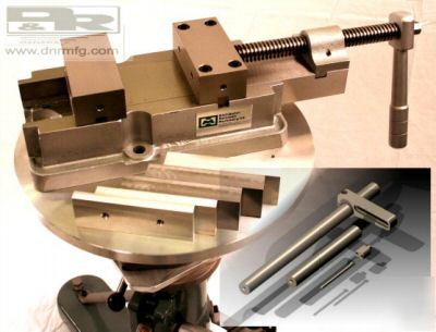Stop set for kr machine vise for manual & cnc mill
