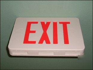6PS, led exit sign emergency light / ac only /s-E3RAC