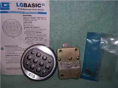 Lagard chrome electronic keypad & lock gun safe vault