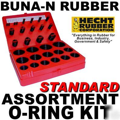 Standard o-ring assortment kit seals auto buna-n rubber