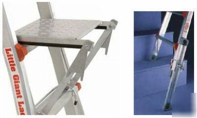 Work platform & leg leveler package little giant ladder