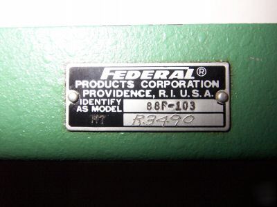 Machinist tool - federal shallow diameter gage 88P-103