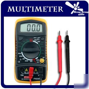 Digital lcd ac/dc multimeter voltmeter ammeter ohmmeter