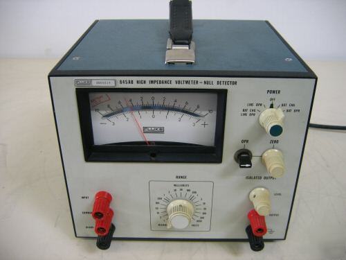 Fluke 845AB null detector / volt meter