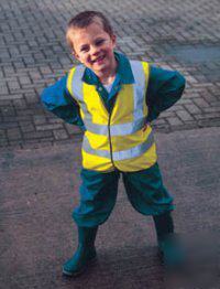 Childrens hi - visibility waistcoats
