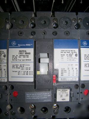 Ge spectra 60AMP 600V 3PH circuit breaker SEDA36AT0060