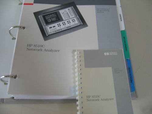 Hp 8510C network analyzer w/ 8515A & 85053B ver kit