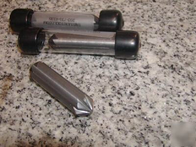 Lot of 3 solid carbide 90 degree counter sinks , 1/2