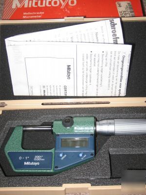 New *digimatic micrometer by mitutoyo 0-1
