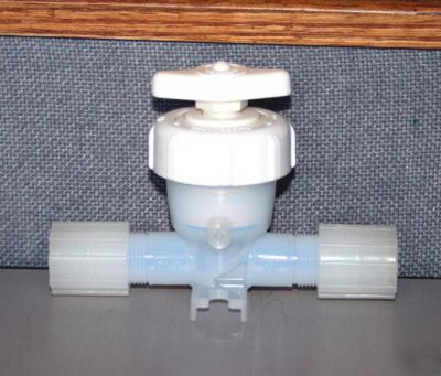 New fluoroware integra 201-47-01 manual diaphragm valve 