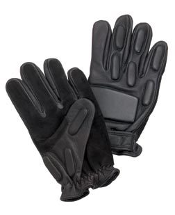 New full finger suede palm rappelling gloves medium