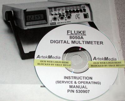 Fluke 8050A instruction manual (ops & service)