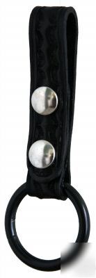 Hwc leather bw black night stick holder - snaps