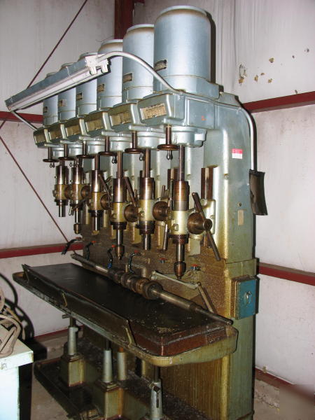 Leland gifford 6 spindle drill press