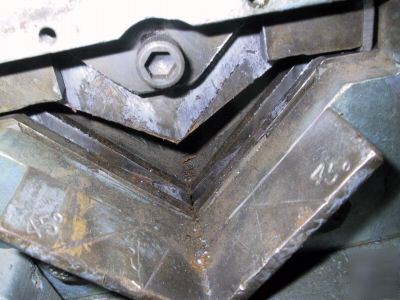 Scotchman ironworker 4014 punch angle plate shear brake