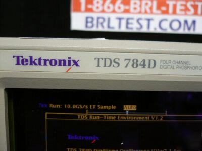 Tektronix TDS784D oscilloscope 1GHZ 4CH 4G/s *loaded*