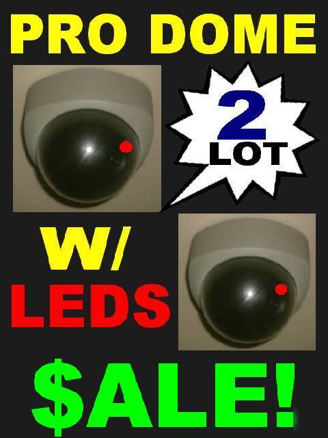 Used svat isc-303 fake dome security cam spy camera lot