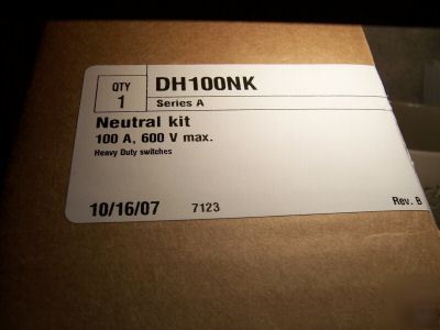 (5) cutler-hammer, 100A neutral kit , # DH100NK, * *