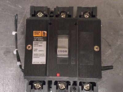 Merlin gerin compact ce 104N 3P 100A circuit breaker