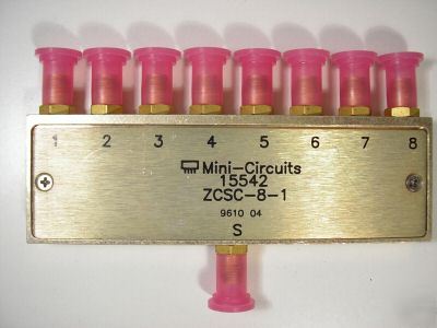 Mini-circuits zcsc-8-1 ,8 way power splitter /combiner 