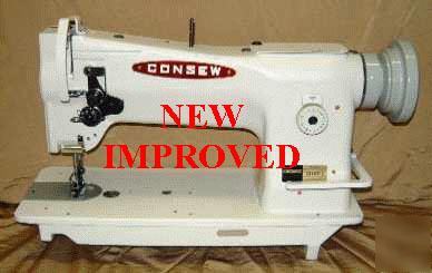 New consew 206RB-5 industrial sewing machine w/ stand 