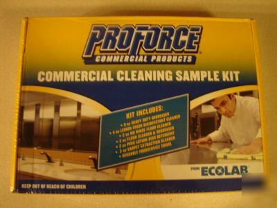Commercial cleaning sample kit by proforce
