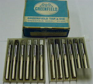 New 12PC greenfield M10X15 hs D8 4FL bottom taps