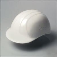New bump cap head protection white 