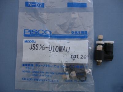 New in bag pisco flow control part # jss 5/32-U10 m a u